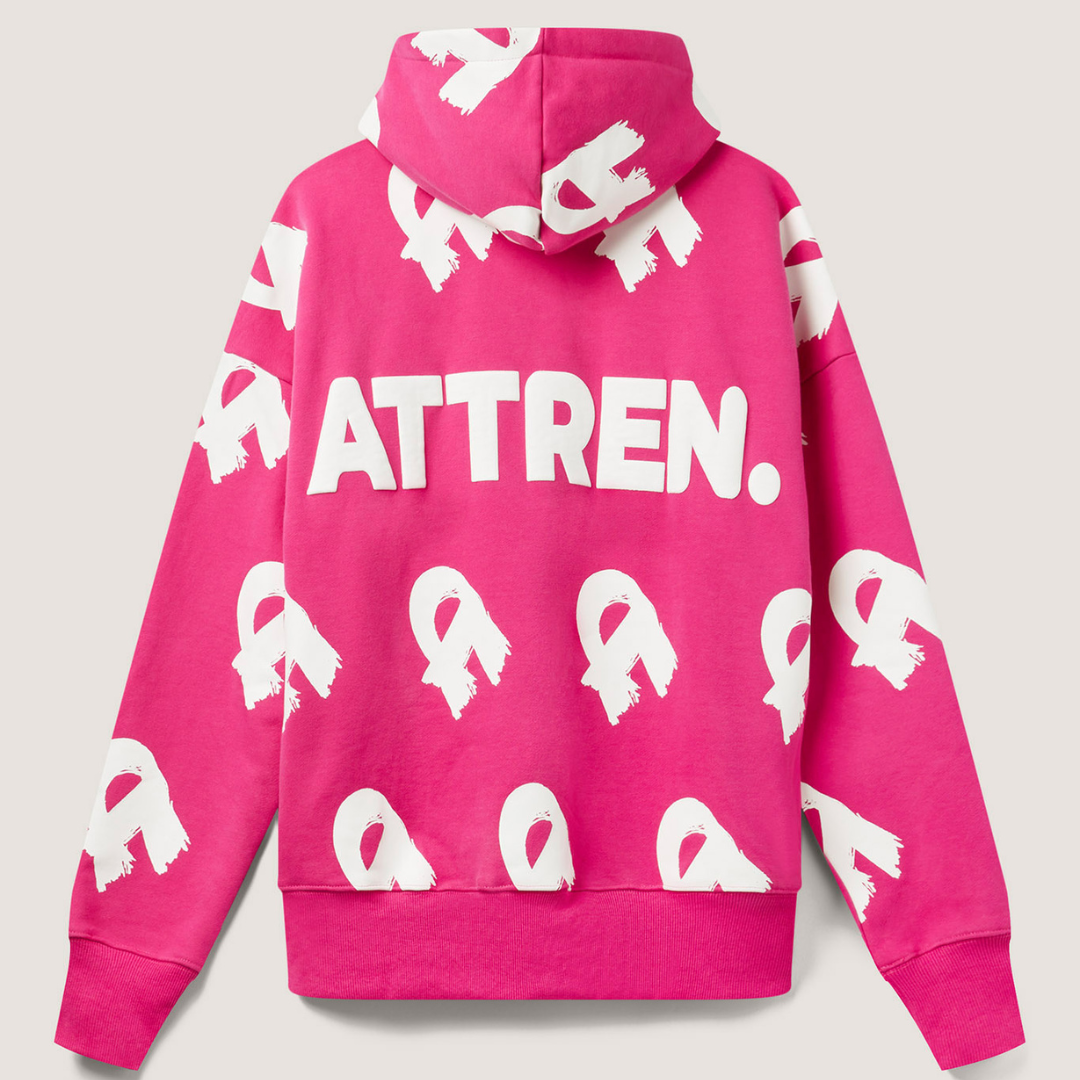 The Heavyweight Pink All Over Hoodie