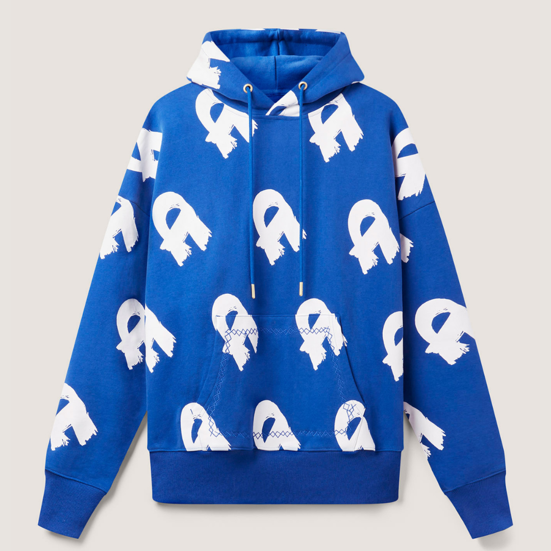 The Heavyweight Blue All Over Hoodie