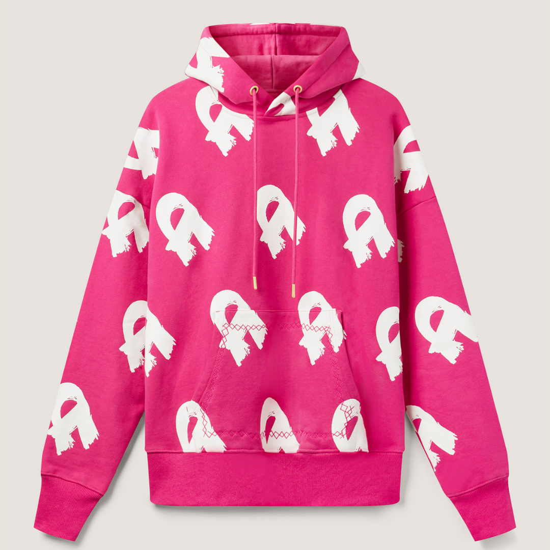 The Heavyweight Pink All Over Hoodie