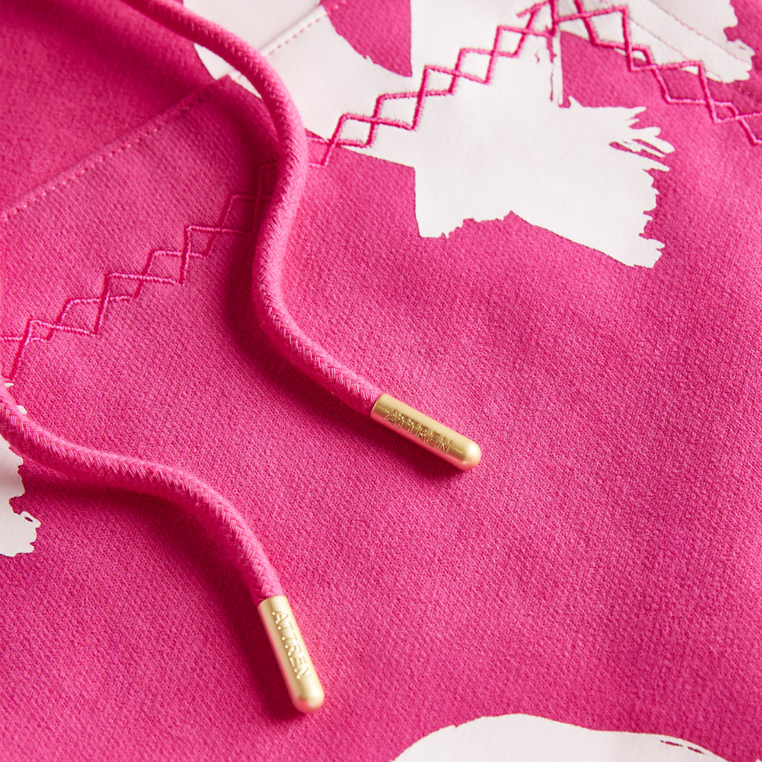 The Heavyweight Pink All Over Hoodie