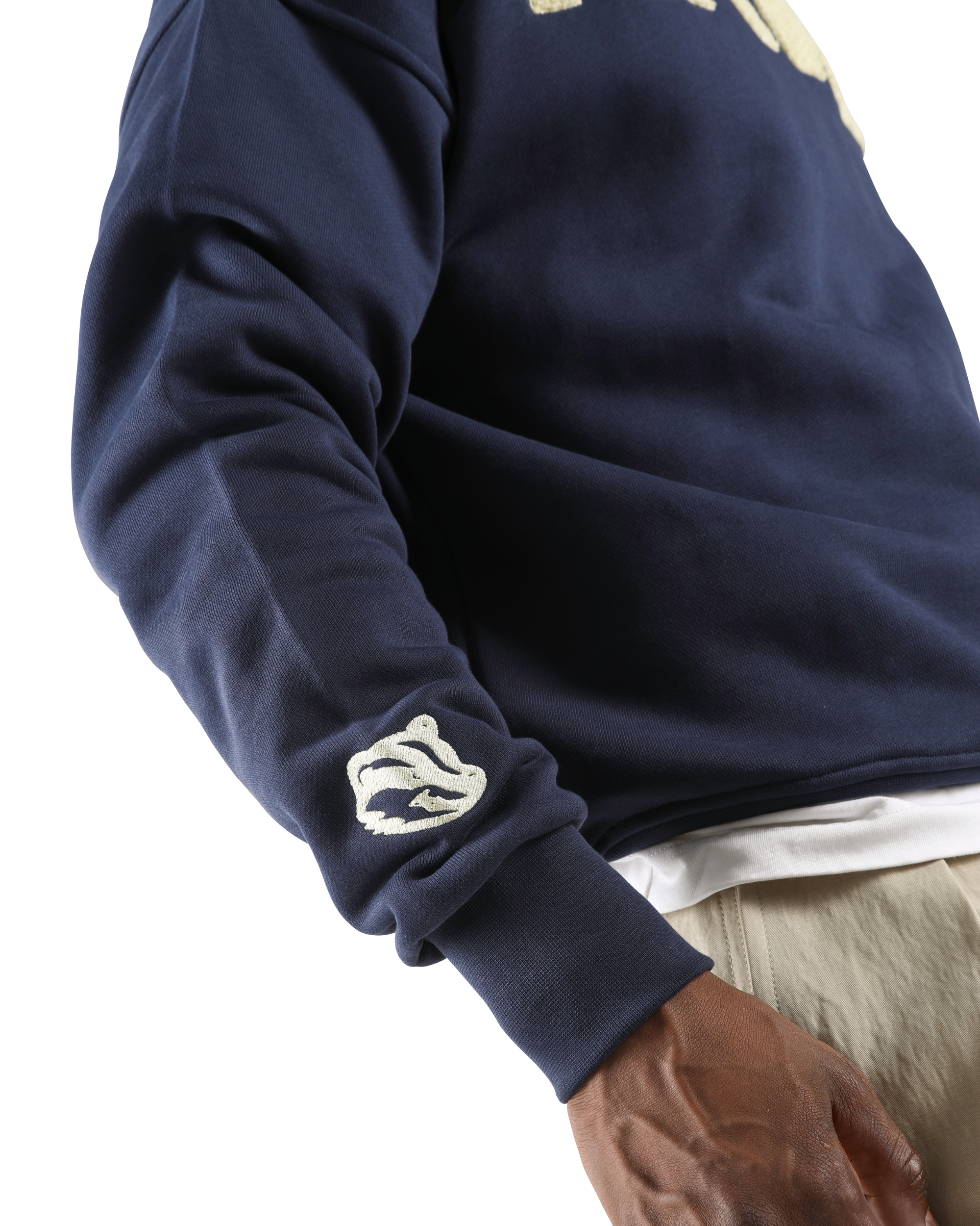 Club Crewneck Sweatshirt Navy/Cream