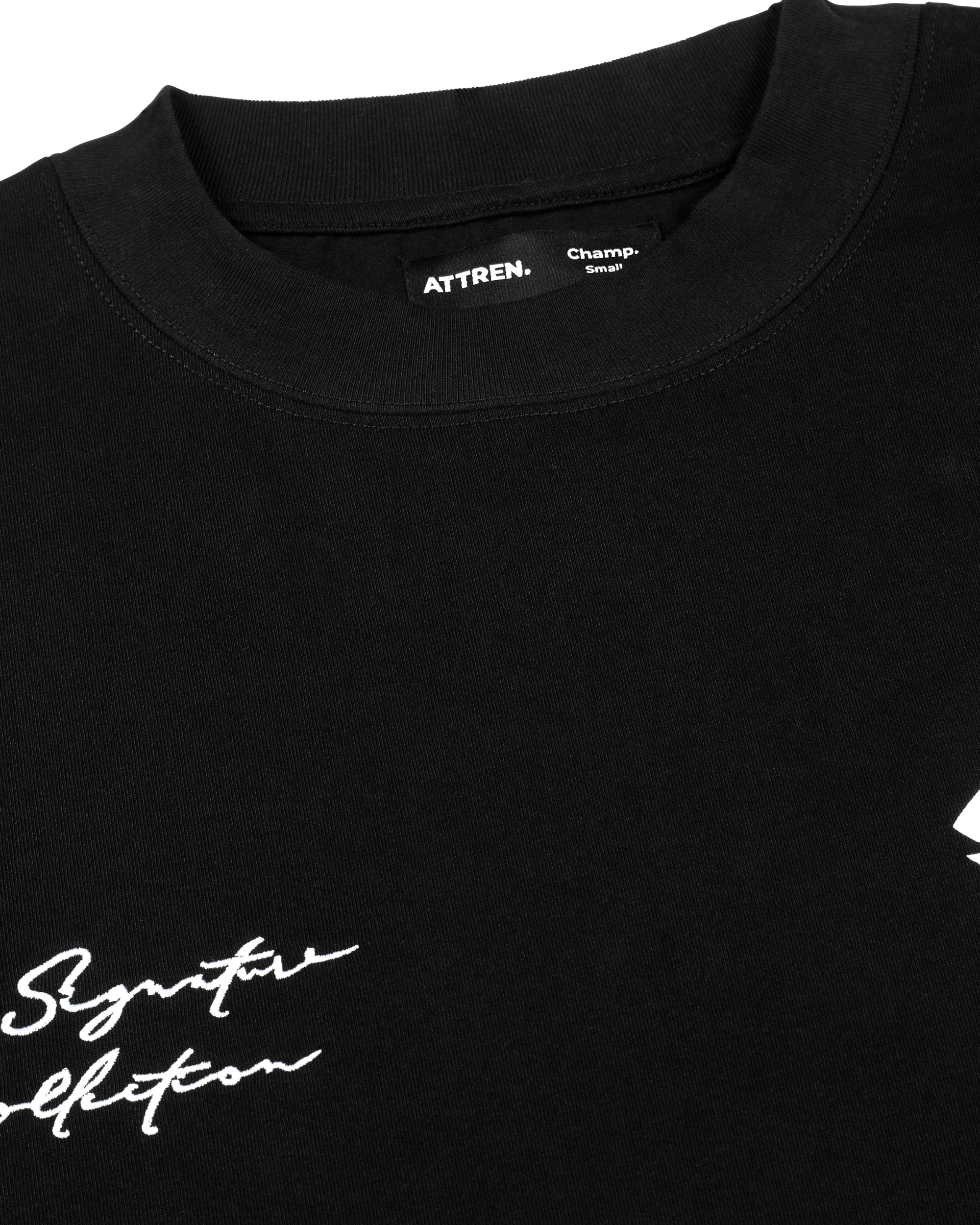 Emblem Tee - Oversized Black/White