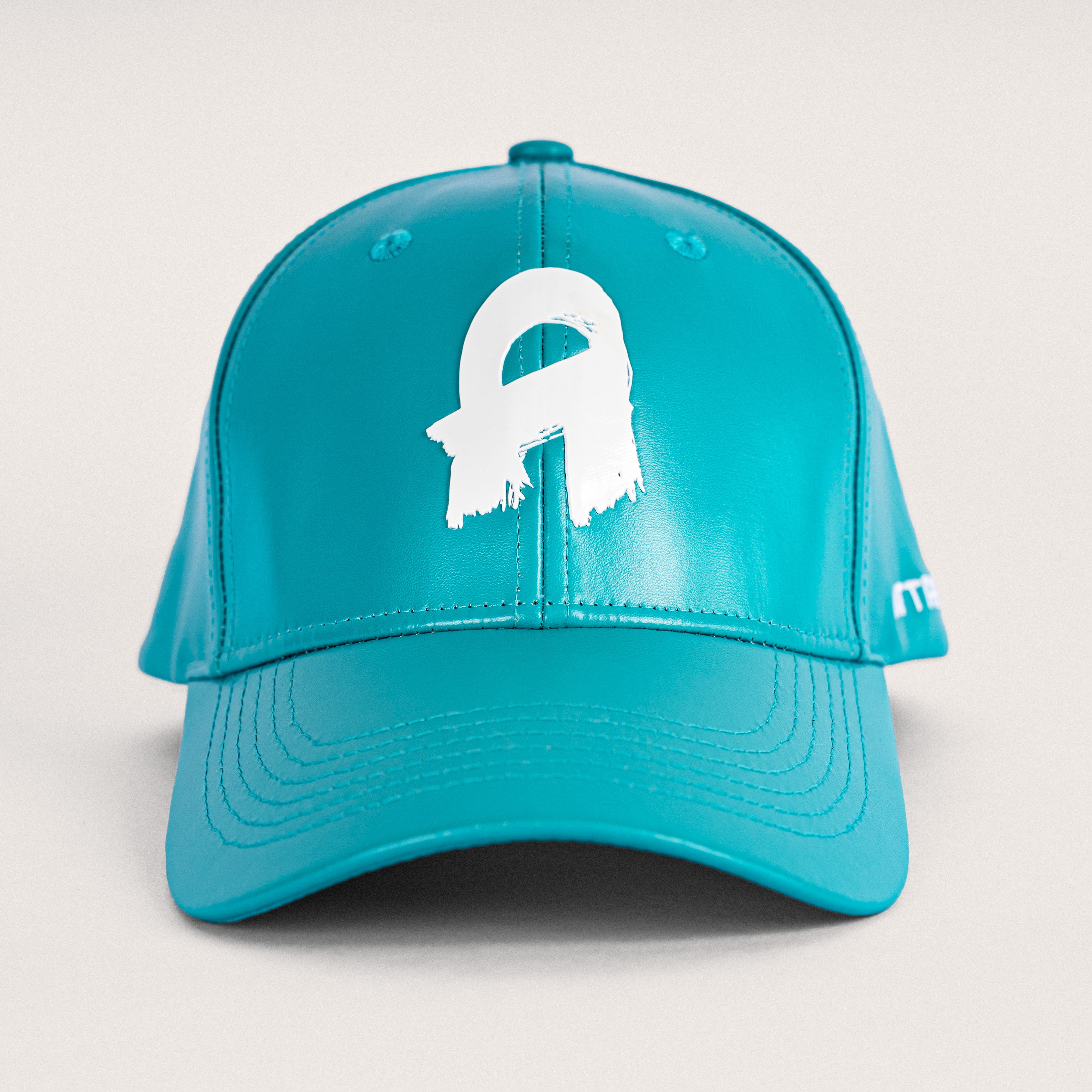 The Leather SnapBack - Teal