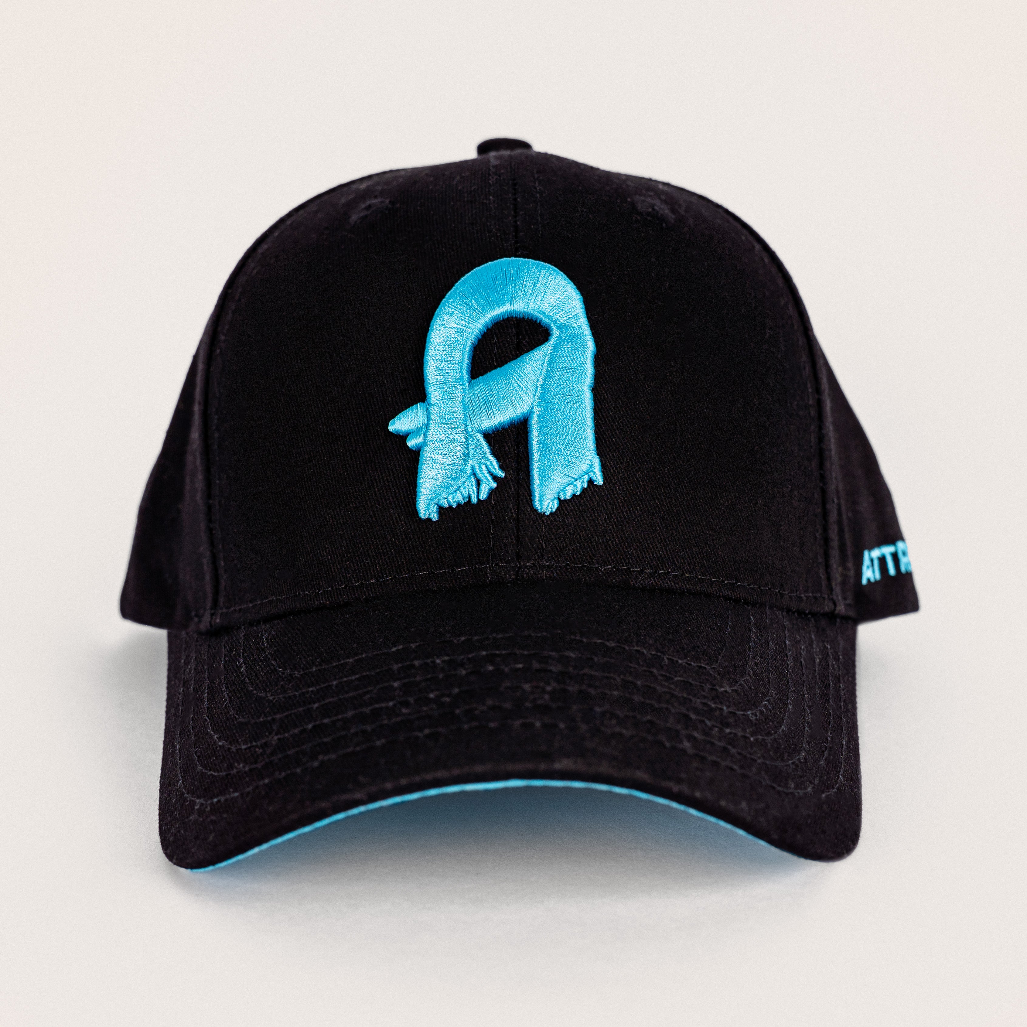The Cotton SnapBack - Black and Teal