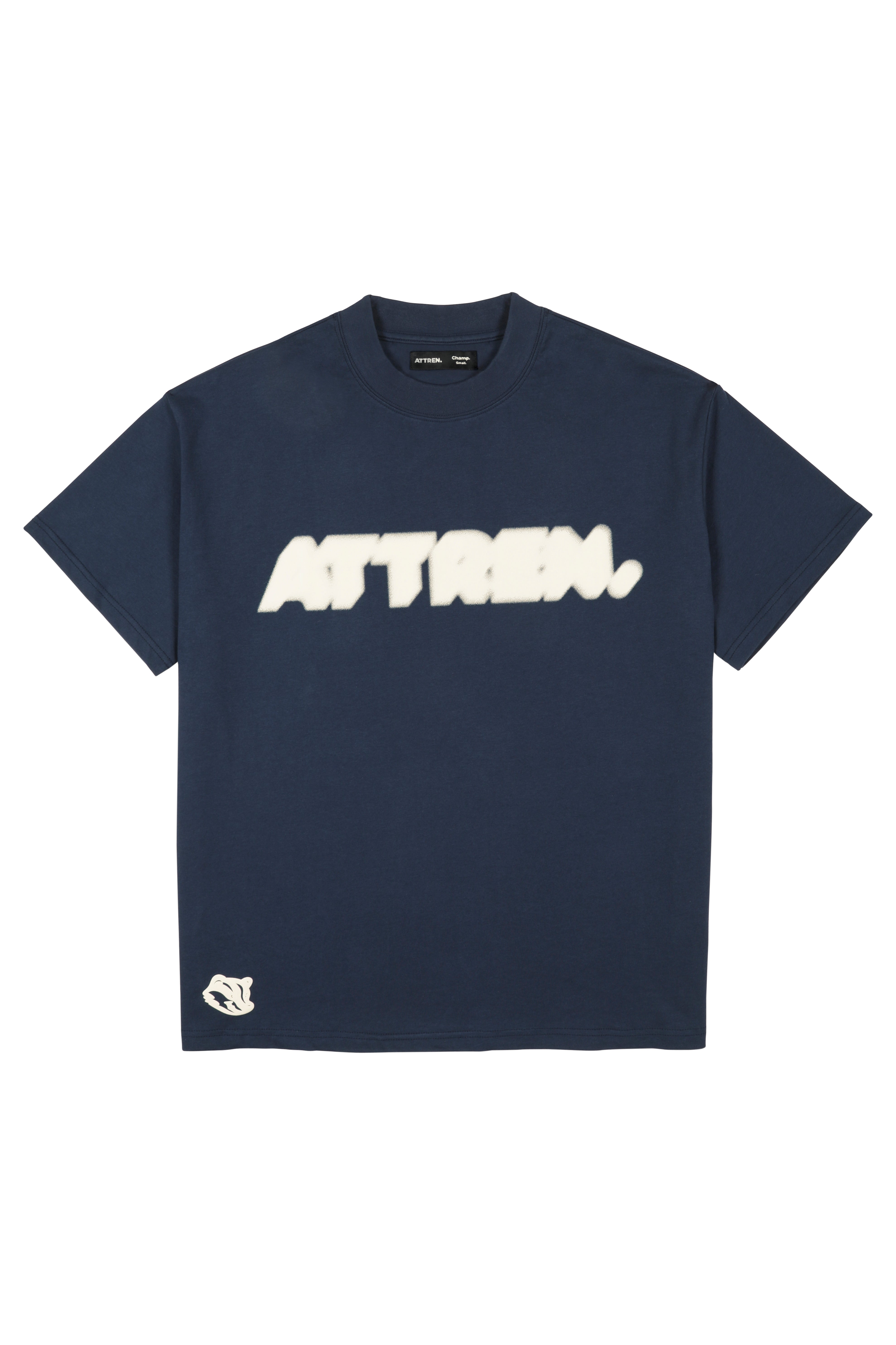 Out of Focus - Oversized Tee Navy/White