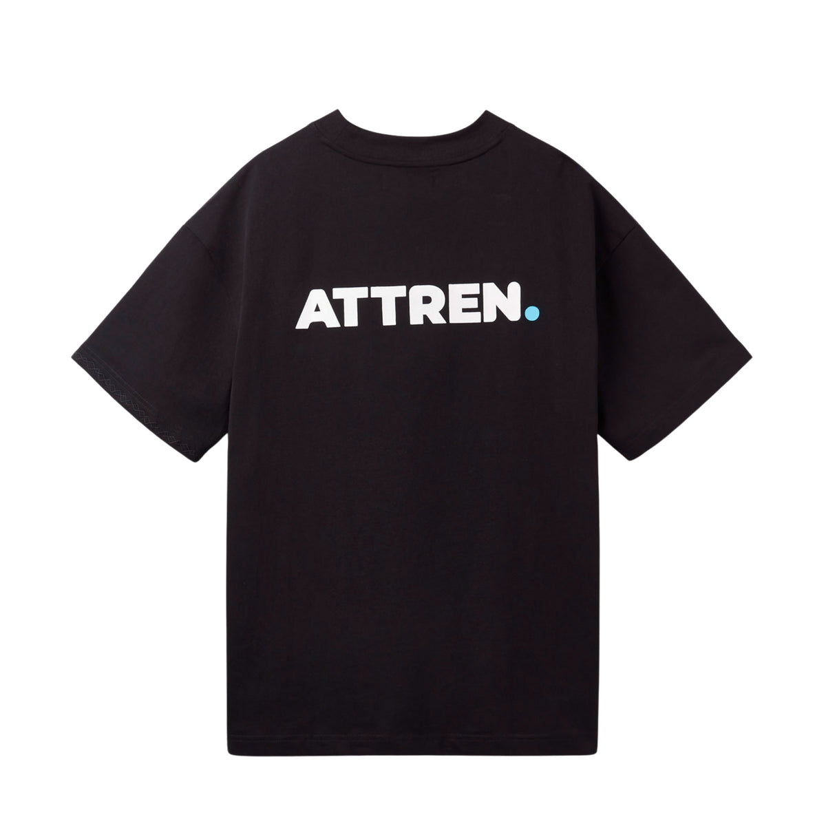 Oversized Signature Tee- Black- Men's