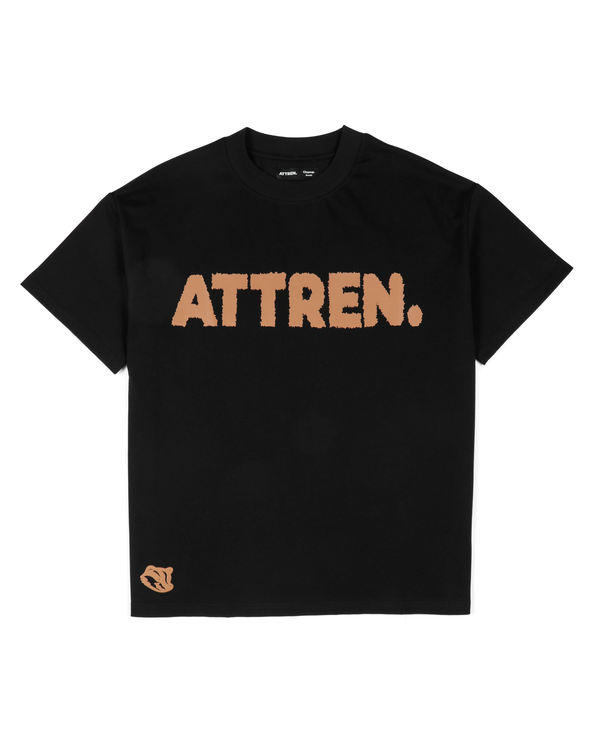 Wavy - Oversized T-shirt Black/Tan