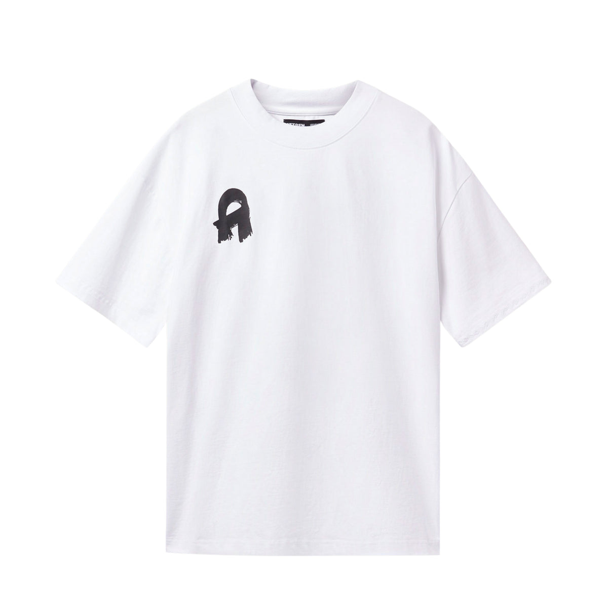 Oversized Signature Tee - White- Men's