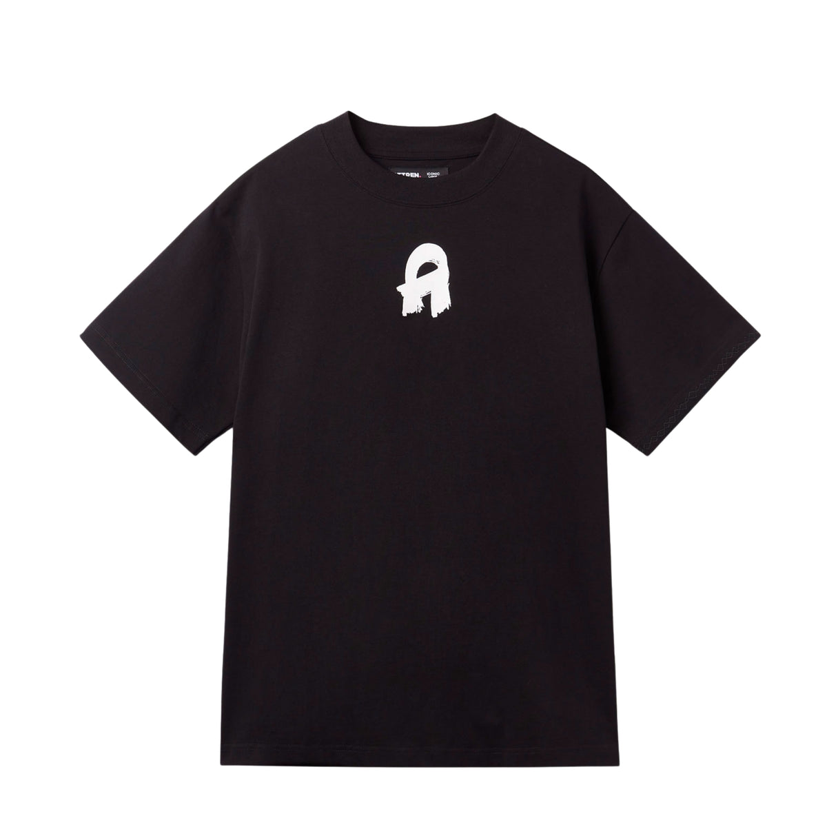 Oversized Signature Tee - Black- Women's