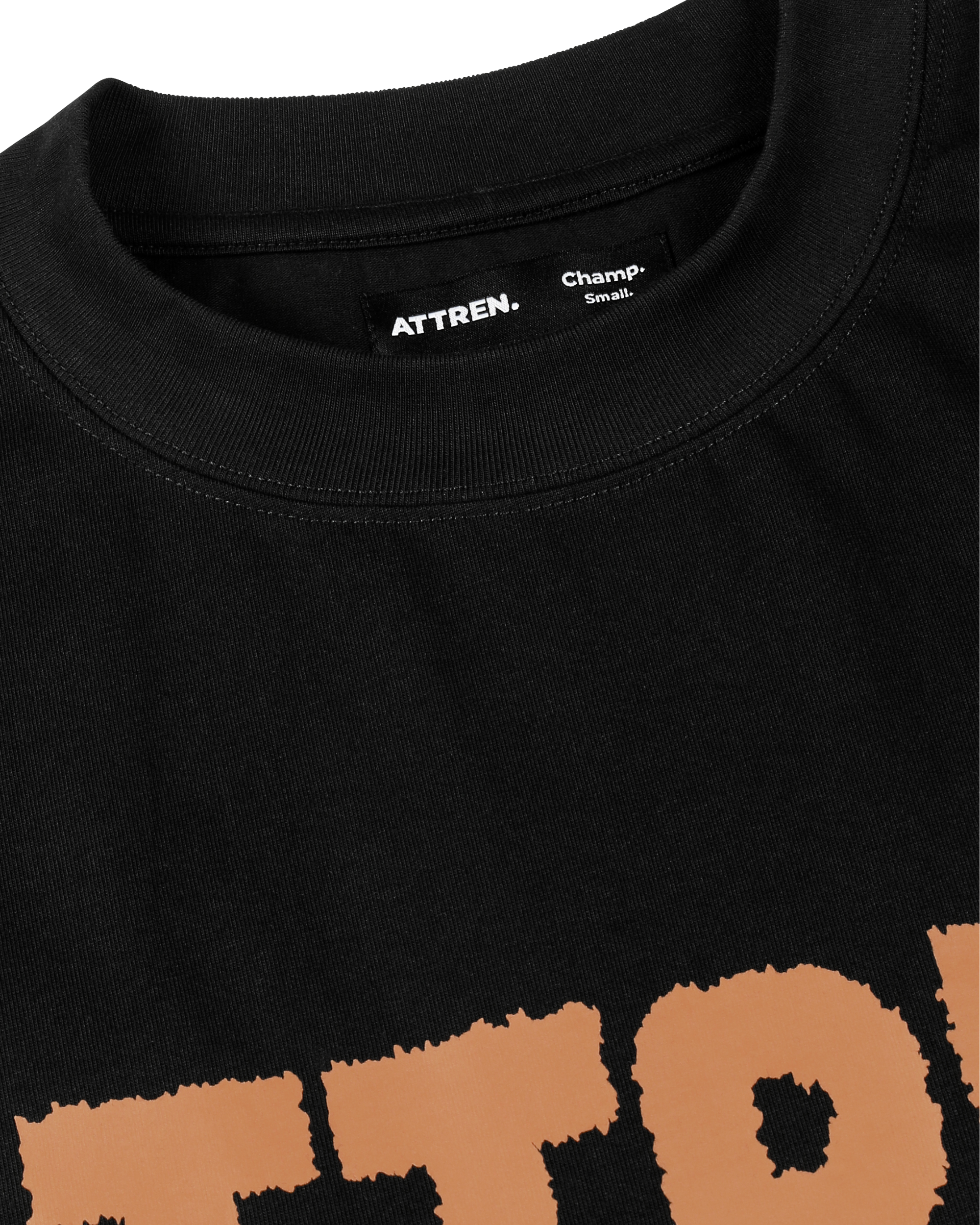 Wavy - Oversized T-shirt Black/Tan