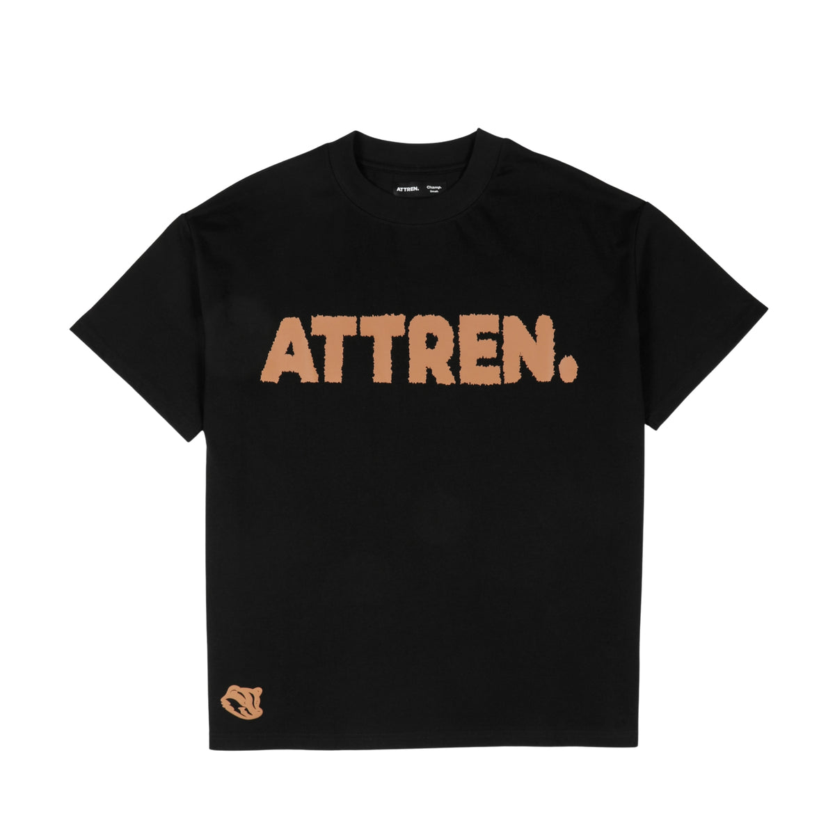 Wavy - Oversized T-shirt Black/Tan