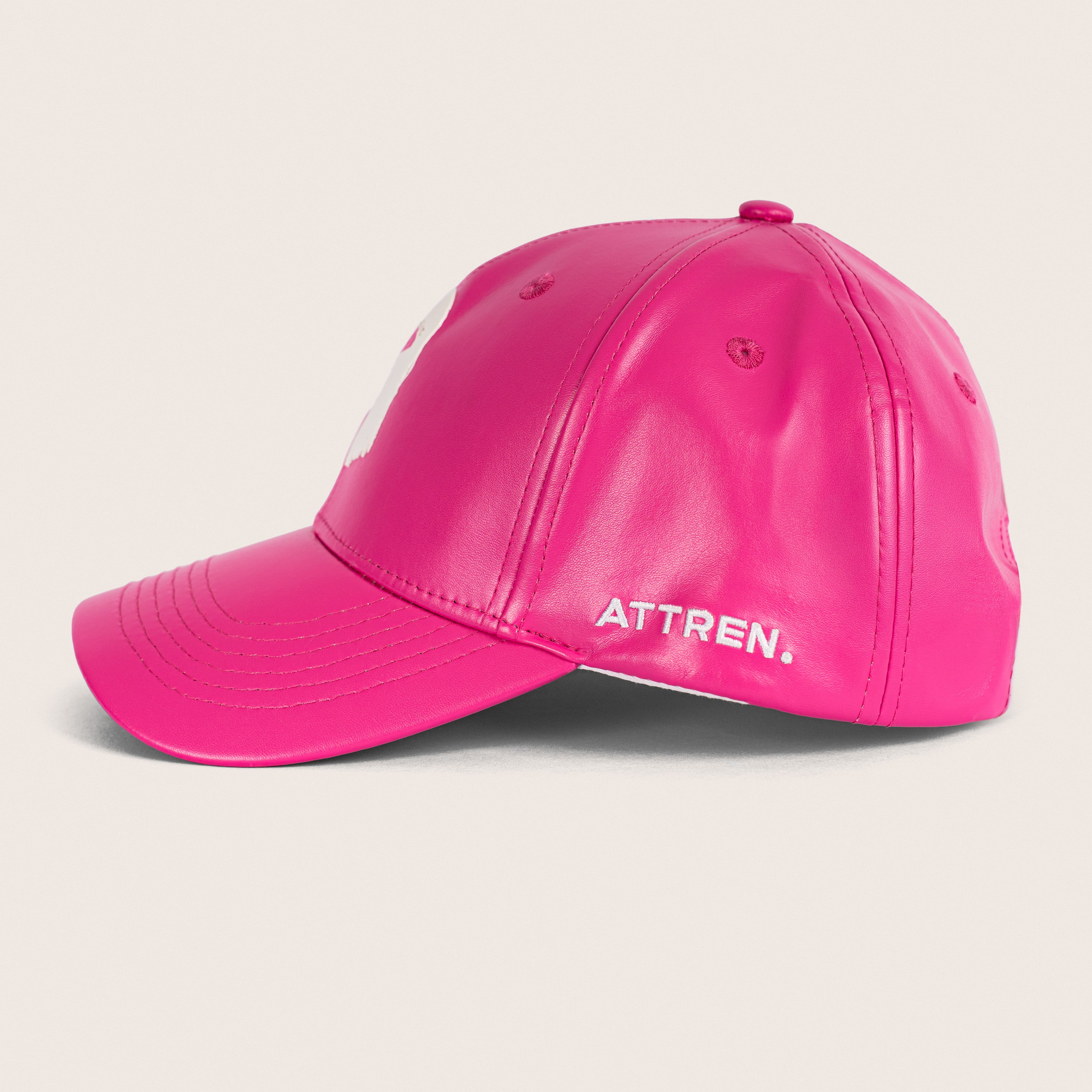 The Archive Leather SnapBack - Pink