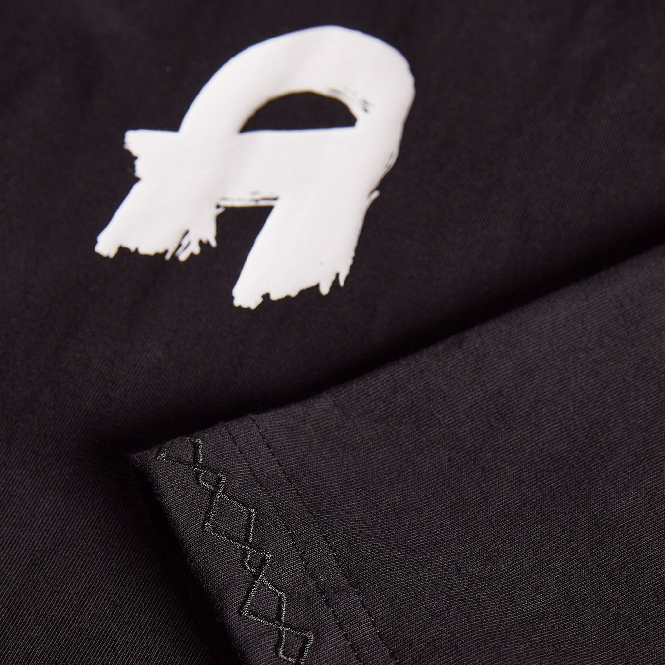 Oversized Signature Tee - Black- Women's