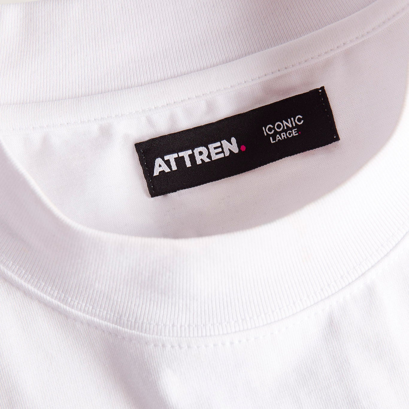 Oversized Signature Tee - White- Women's