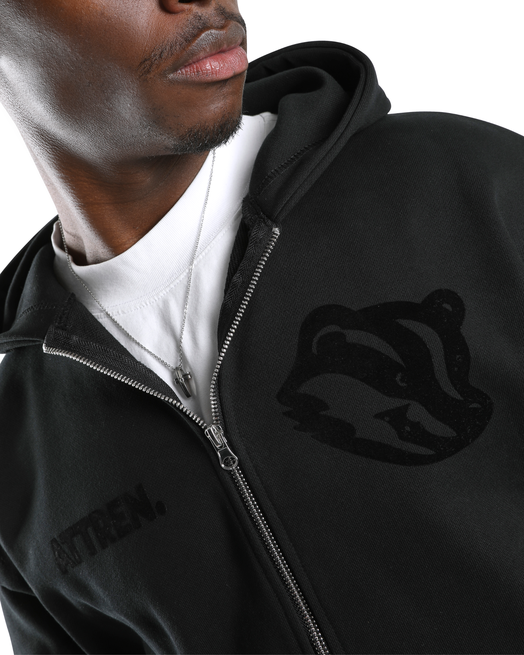 Blackout Emblem Zip up Hoodie